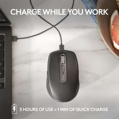 Logitech MX Anywhere 3S trådløs datamus (grafitt)