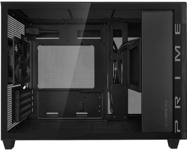 ASUS Prime AP201 TG MicroATX/MiniITX PC-kabinett (sort)