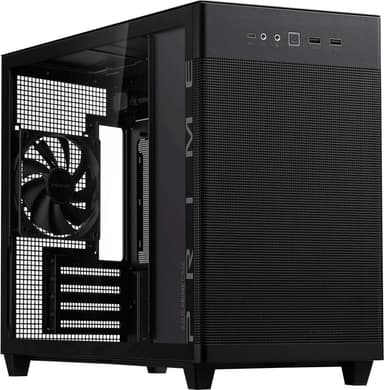 ASUS Prime AP201 TG MicroATX/MiniITX PC-kabinett (sort)