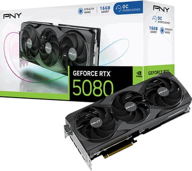 PNY GeForce RTX 5080 16GB 3X OC grafikkort