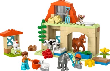 LEGO DUPLO Town Dyrestell på gården 10416