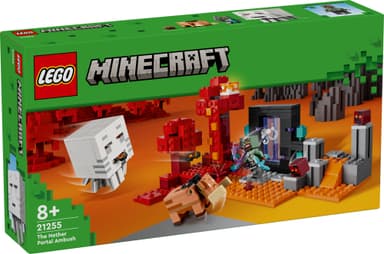LEGO Minecraft Bakholdsangrep ved underverdenportalen 21255