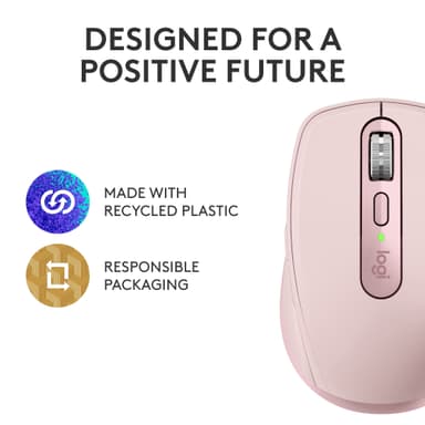 Logitech MX Anywhere 3S trådløs datamus (rose)