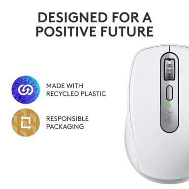 Logitech MX Anywhere 3S trådløs datamus (Pale Grey)