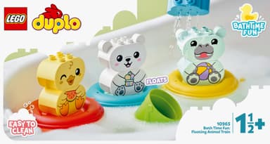 LEGO DUPLO My First Moro på badet: Dyretog som flyter 10965