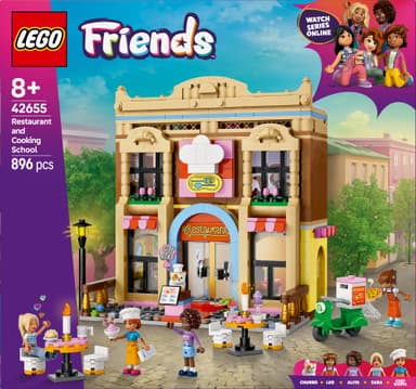 LEGO Friends Restaurant og kokkeskole 42655