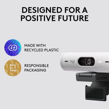 Logitech Brio 500 webkamera (off white)