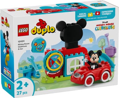 LEGO DUPLO Disney Mikkes Klubbhus og bil 10454