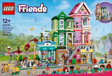 LEGO Friends Leiligheter og butikker i Heartlake City 42670