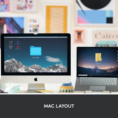 Logitech MX Keys Mini trådløst tastatur for Mac (pale gray)