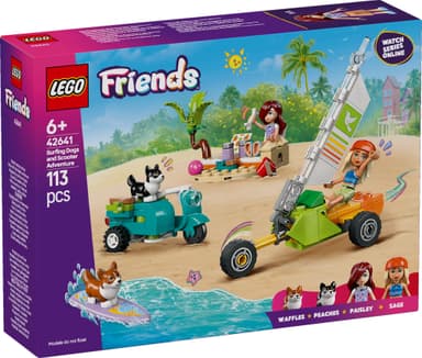 LEGO Friends Lekesett med surfende hunder og scooter 42641