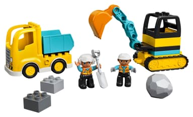 LEGO DUPLO Town Lastebil og beltegravemaskin 10931