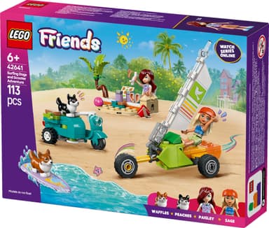 LEGO Friends Lekesett med surfende hunder og scooter 42641
