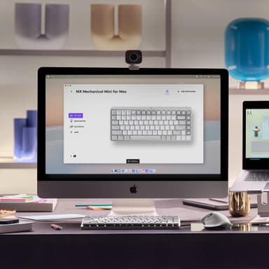 Logitech MX Mechanical Mini Mac trådløst tastatur (grå)