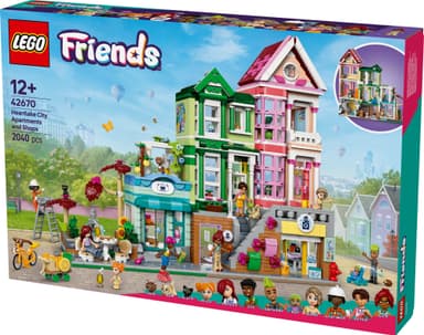 LEGO Friends Leiligheter og butikker i Heartlake City 42670
