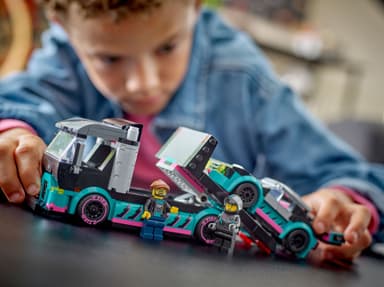 LEGO City Racerbil og transporttrailer 60406