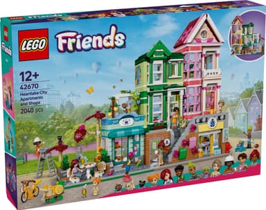 LEGO Friends Leiligheter og butikker i Heartlake City 42670