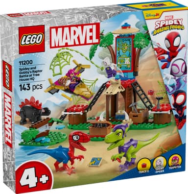 LEGO Spidey Spidey og Gobbys raptorkamp ved hovedkvarteret i treet 11200