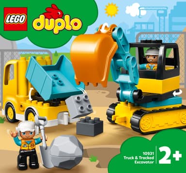 LEGO DUPLO Town Lastebil og beltegravemaskin 10931