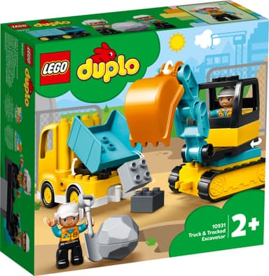 LEGO DUPLO Town Lastebil og beltegravemaskin 10931