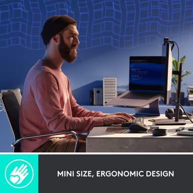 Logitech MX Mechanical Mini trådløst tastatur (grafitt)