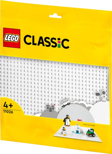 LEGO Classic Hvit basisplate 11026