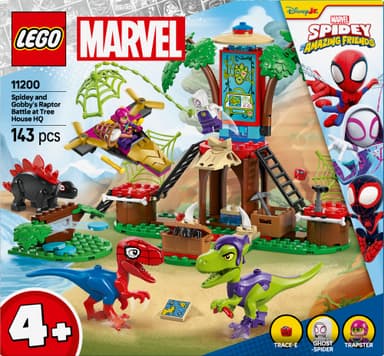 LEGO Spidey Spidey og Gobbys raptorkamp ved hovedkvarteret i treet 11200