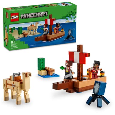 LEGO Minecraft På tokt med sjørøverskip 21259