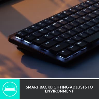 Logitech MX Mechanical Mini trådløst tastatur (grafitt)
