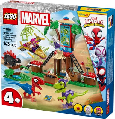 LEGO Spidey Spidey og Gobbys raptorkamp ved hovedkvarteret i treet 11200