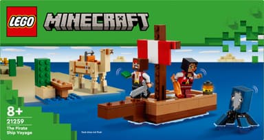 LEGO Minecraft På tokt med sjørøverskip 21259