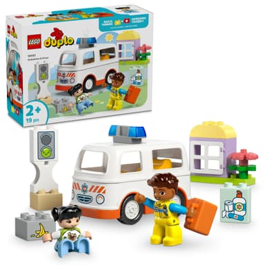 LEGO DUPLO Town Sykebil med sjåfør 10447