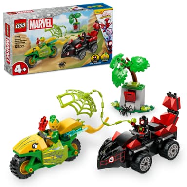 LEGO Spidey Dinosaurkjøretøyjakt med Spin og Electro 11198