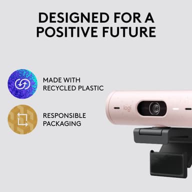 Logitech Brio 500 webkamera (rose)