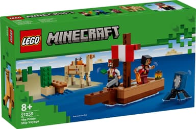 LEGO Minecraft På tokt med sjørøverskip 21259