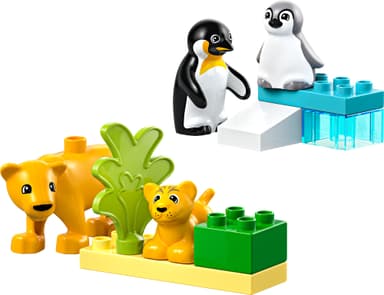 LEGO DUPLO Town Villdyrfamilier: Pingviner og løver 10442
