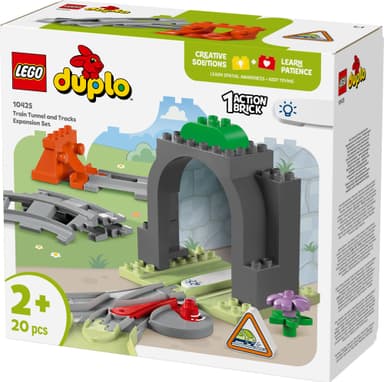 LEGO DUPLO Town Utvidelsessett med togtunnel og skinner 10425