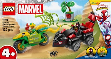 LEGO Spidey Dinosaurkjøretøyjakt med Spin og Electro 11198