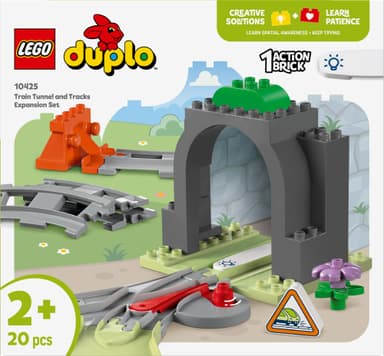 LEGO DUPLO Town Utvidelsessett med togtunnel og skinner 10425