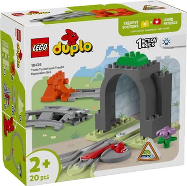 LEGO DUPLO Town Utvidelsessett med togtunnel og skinner 10425