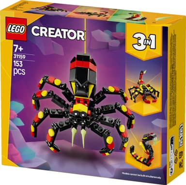 LEGO Creator Ville dyr: Overraskende edderkopp 31159