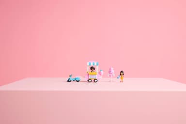 LEGO Friends Sukkerspinnkiosk og scooter 42643