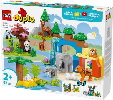 LEGO DUPLO Town 3-i-1 Villdyrfamilier 10446