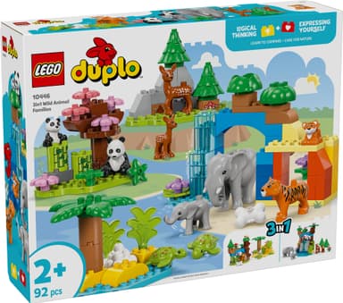 LEGO DUPLO Town 3-i-1 Villdyrfamilier 10446
