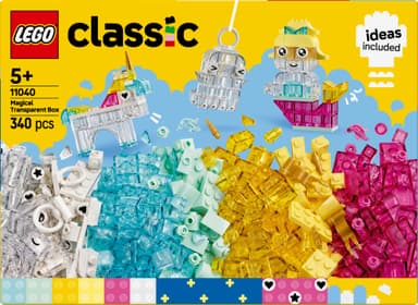 LEGO Classic Magisk boks med gjennomsiktige klosser 11040