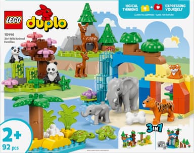 LEGO DUPLO Town 3-i-1 Villdyrfamilier 10446