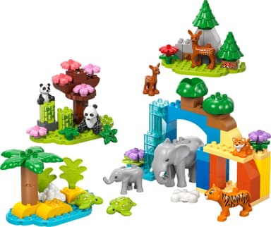 LEGO DUPLO Town 3-i-1 Villdyrfamilier 10446