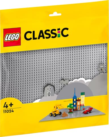 LEGO Classic Grå basisplate 11024