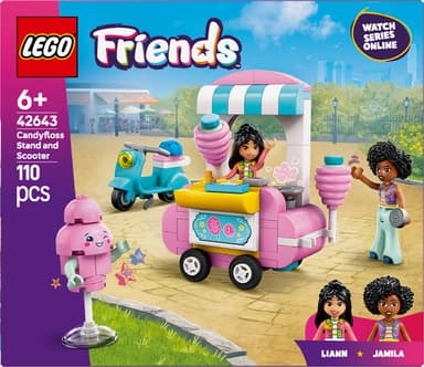 LEGO Friends Sukkerspinnkiosk og scooter 42643