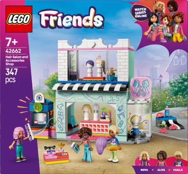 LEGO Friends Frisør og butikk med hårtilbehør 42662